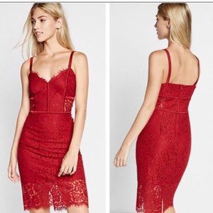 Red Lace Dress | Express